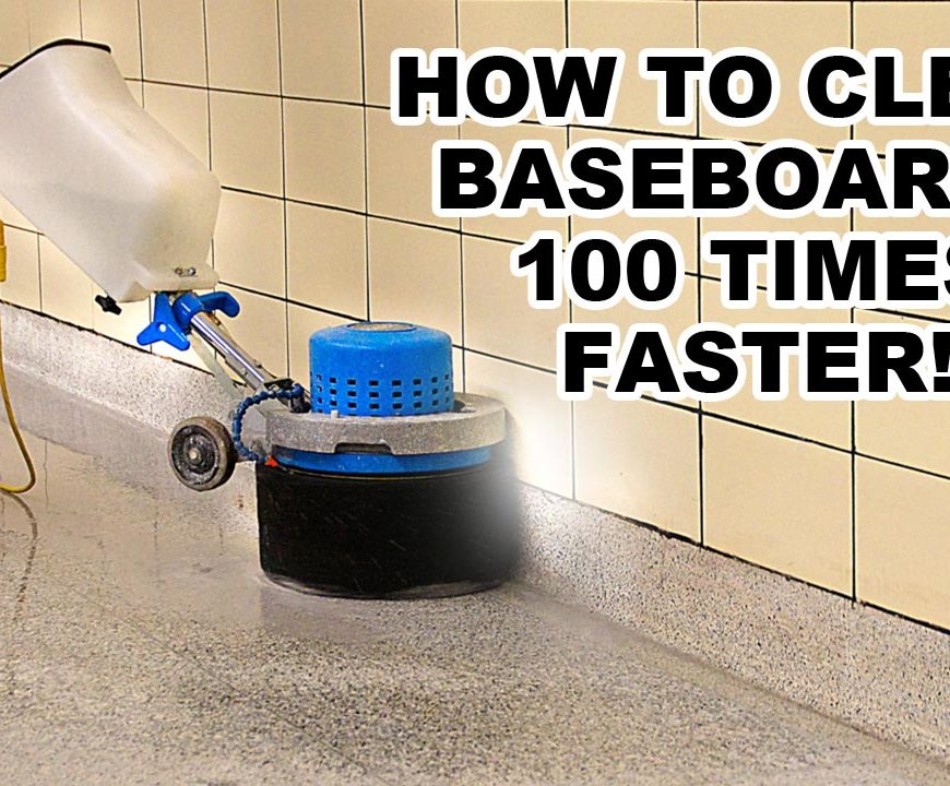 How to Clean Baseboards 100 Times Faster!
